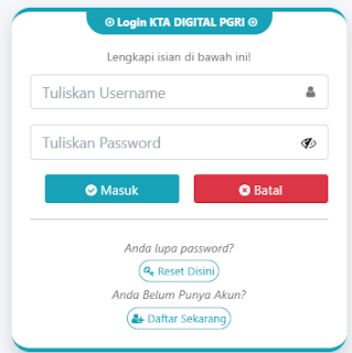 Register PGRI Simalungun - Persatuan Guru Republik Indonesia Cabang Simalungun